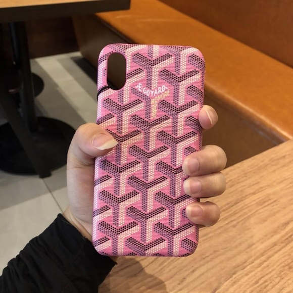 Goyard Goyardine Saint Louis iPhone Case Pink
